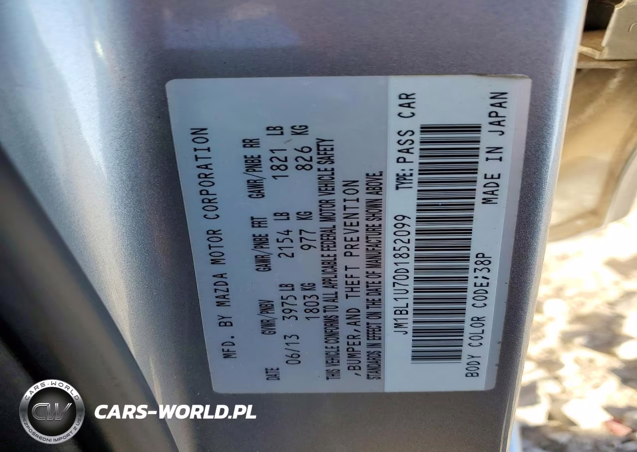 2013 Mazda 3 I VIN:JM1BL1U70D1852099 - 13