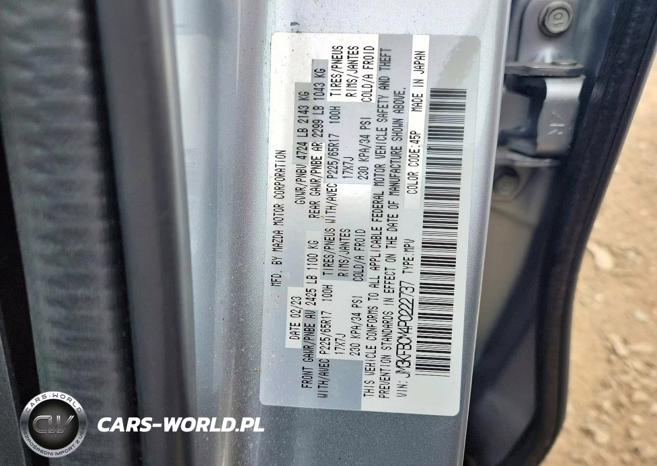 2023 Mazda Cx-5 Preferred VIN:JM3KFBCM4P0222737 - 13