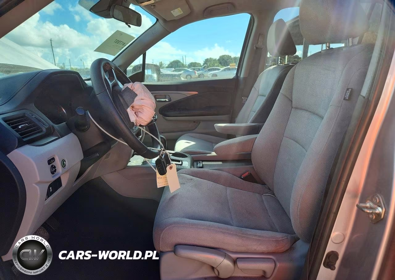 2019 Honda Pilot Lx VIN:5FNYF5H14KB045460 - 7