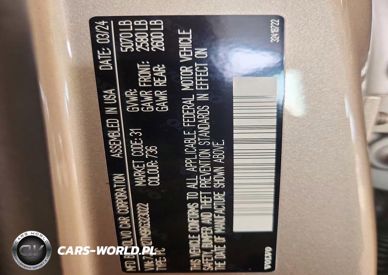 2024 Volvo S60 Ultimate VIN:7JRL12TM9RG323022 - 12