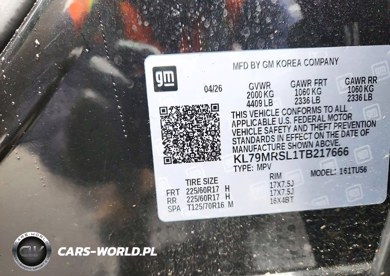 2026 Chevrolet Trailblazer Lt VIN:KL79MRSL1TB217666 - 13