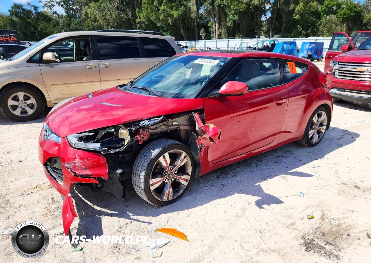 2013 Hyundai Veloster Base VIN:KMHTC6AD7DU097801 - 1