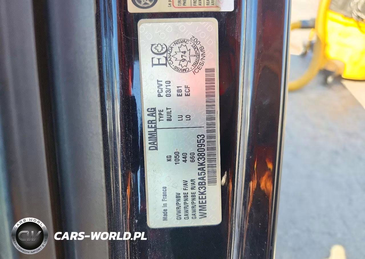 2010 Smart Fortwo Passion VIN:WMEEK3BA5AK380953 - 13
