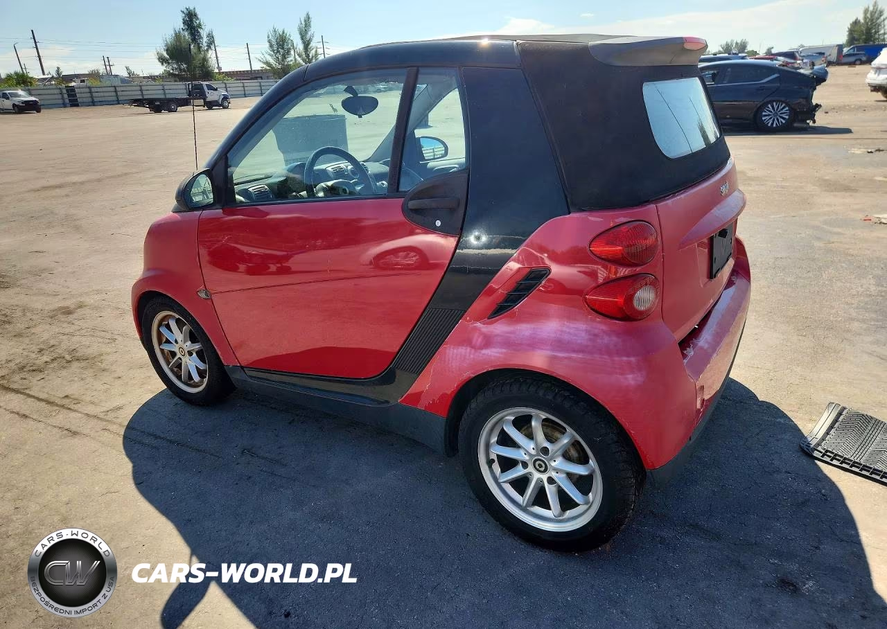 2010 Smart Fortwo Passion VIN:WMEEK3BA5AK380953 - 2