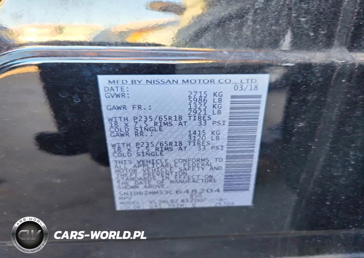 2018 Nissan Pathfinder S VIN:5N1DR2MM5JC648204 - 13