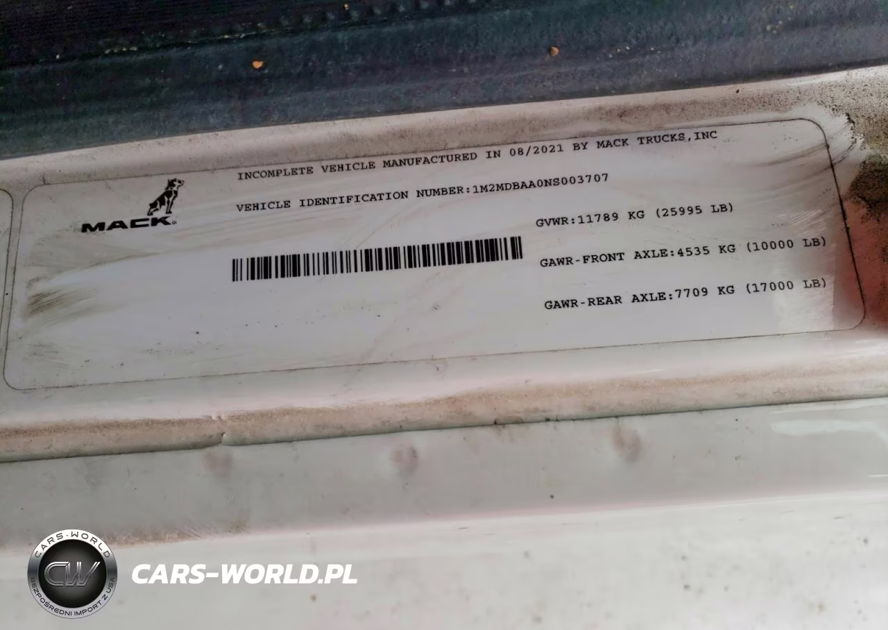 2022 Mack Md Box Truck VIN:1M2MDBAA0NS003707 - 13