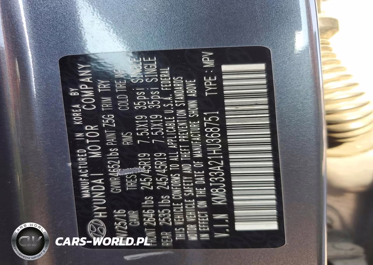 2017 Hyundai Tucson Limited VIN:KM8J33A21HU368751 - 13