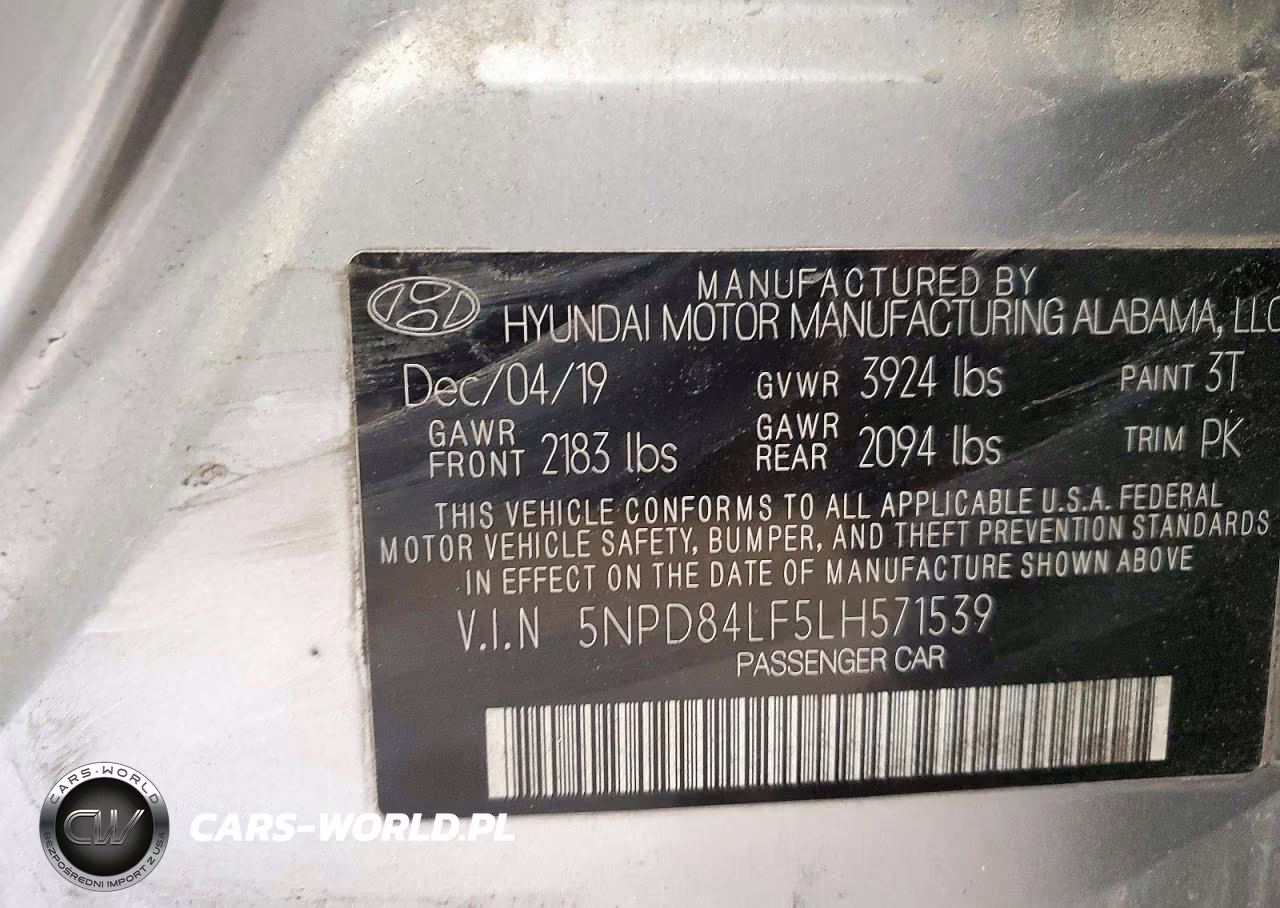 2020 Hyundai Elantra Sel VIN:5NPD84LF5LH571539 - 12