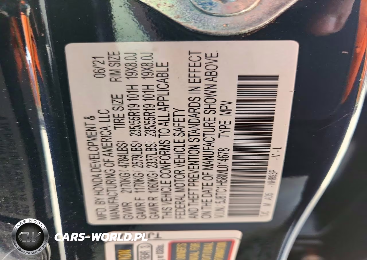 2021 Acura Rdx Technology VIN:5J8TC1H58ML014678 - 13