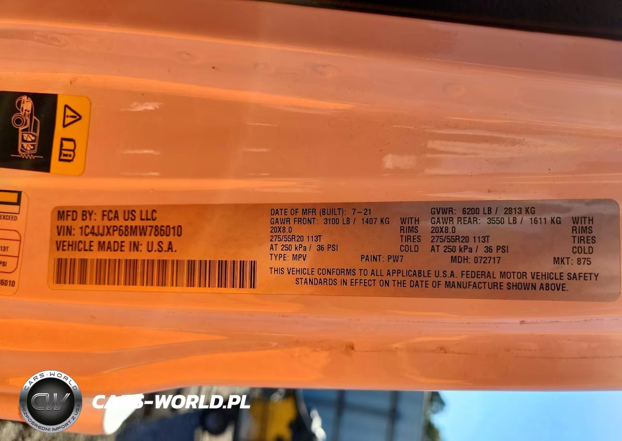 2021 Jeep Wrangler Unlimited Sahara 4Xe VIN:1C4JJXP68MW786010 - 12
