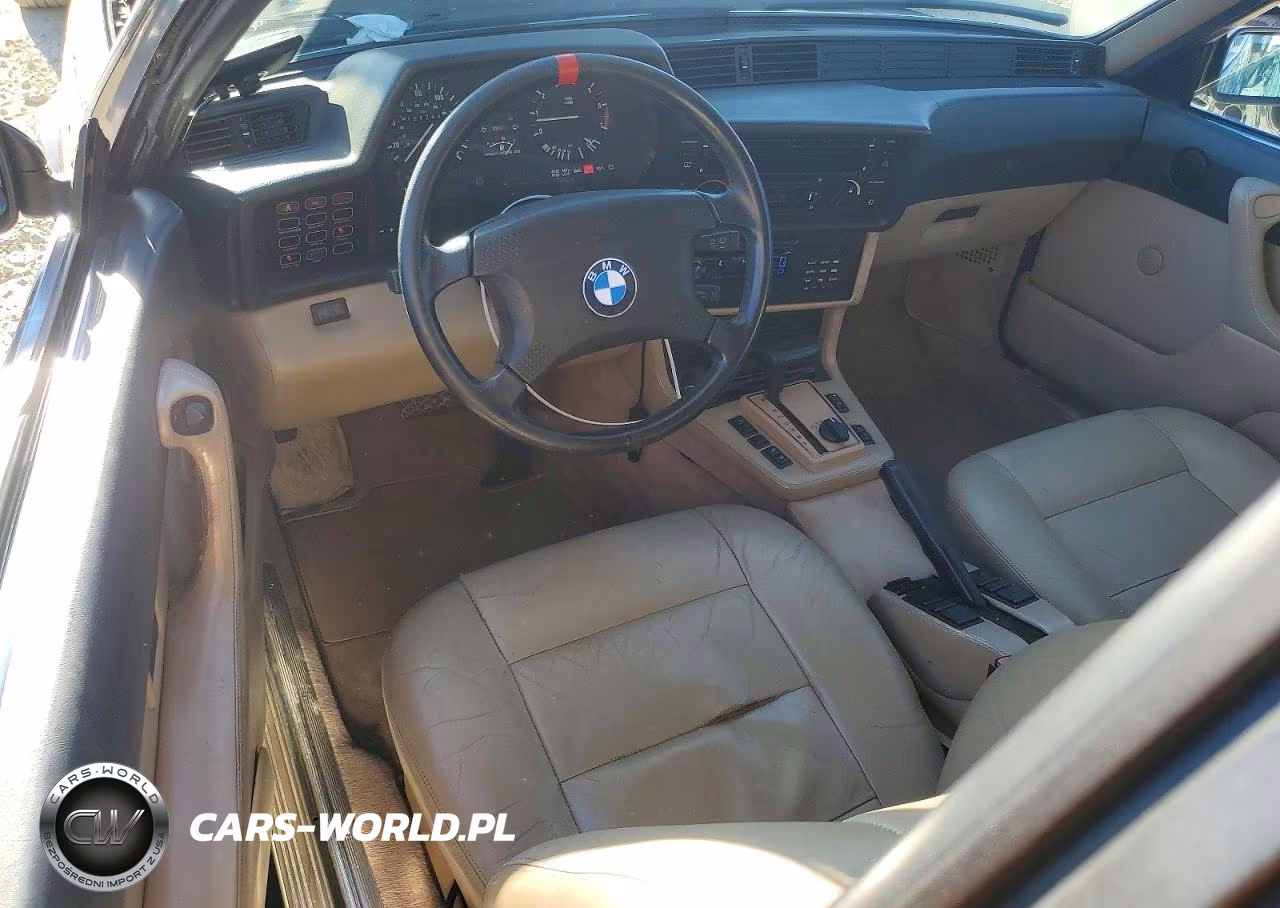 1989 BMW 635 Csi Automatic VIN:WBAEC8413K3268652 - 8