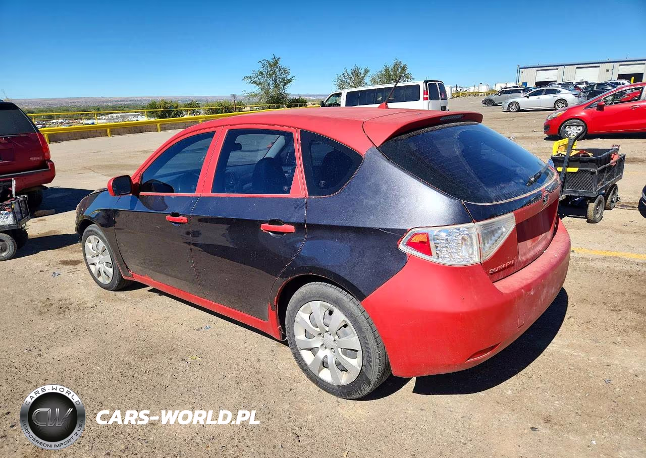 2008 Subaru Impreza 2.5I VIN:JF1GH61668H817392 - 2