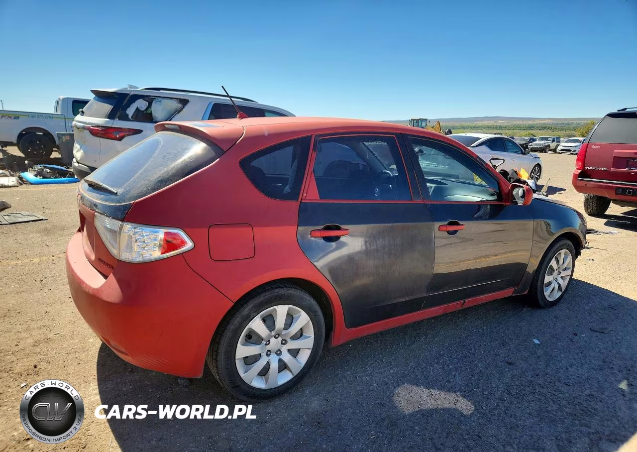 2008 Subaru Impreza 2.5I VIN:JF1GH61668H817392 - 3