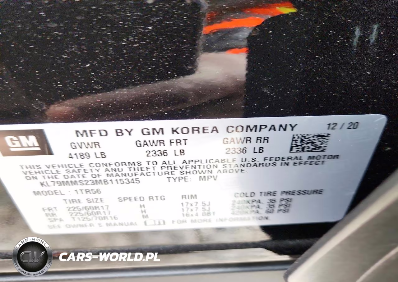 2021 Chevrolet Trailblazer Ls VIN:KL79MMS23MB115345 - 14
