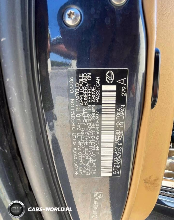 2006 Lexus Sc 430 VIN:JTHFN48Y569006697 - 10