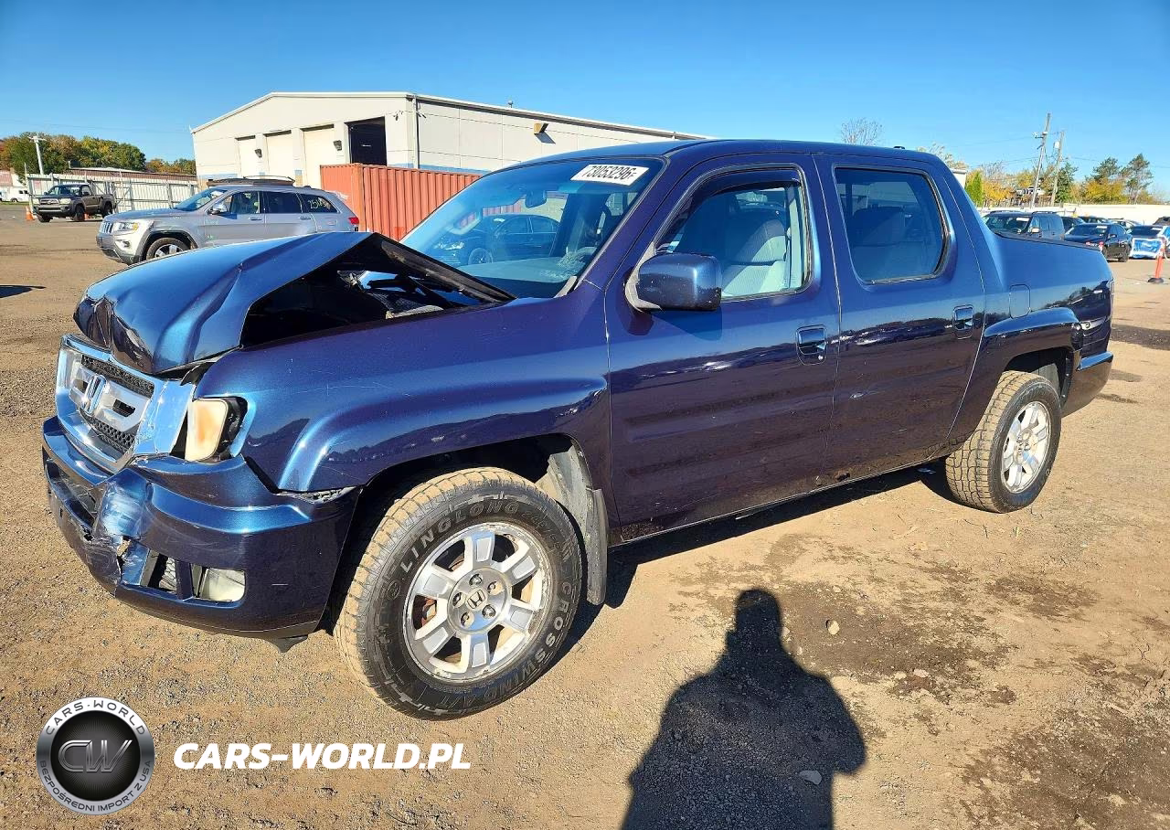 2010 Honda Ridgeline Rts VIN:5FPYK1F40AB012107 - 1
