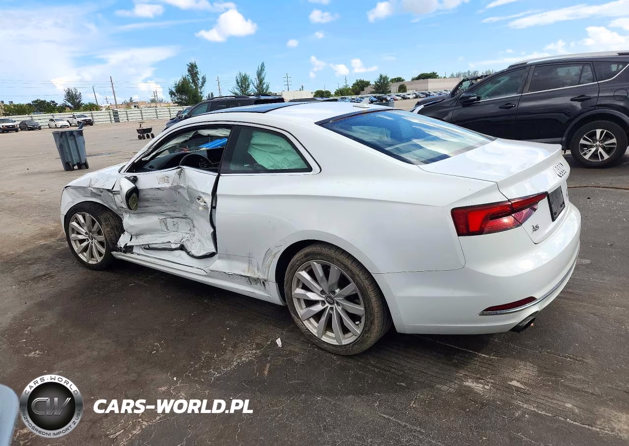 2018 Audi A5 Premium VIN:WAUNNAF56JA025557 - 2