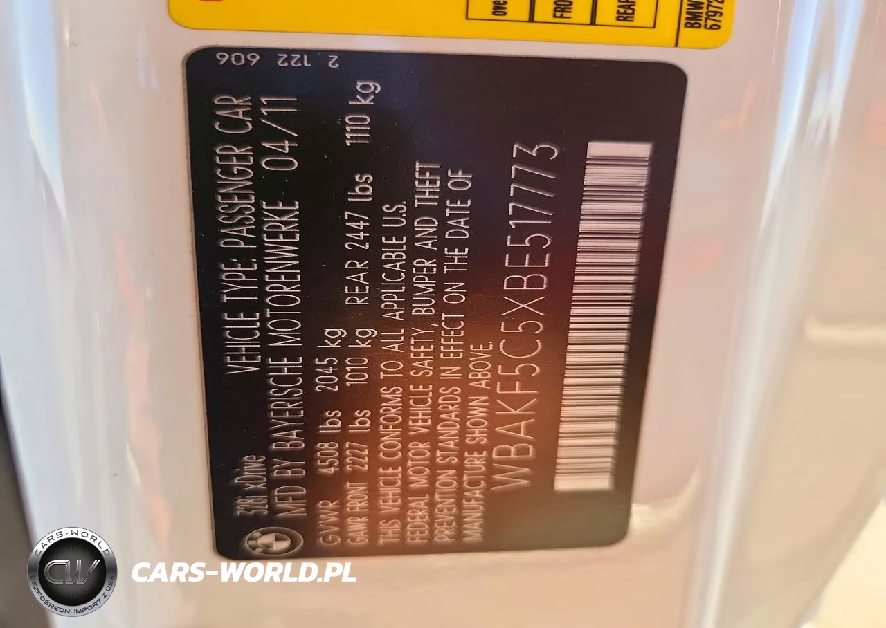 2011 BMW 328 Xi Sulev VIN:WBAKF5C5XBE517773 - 12