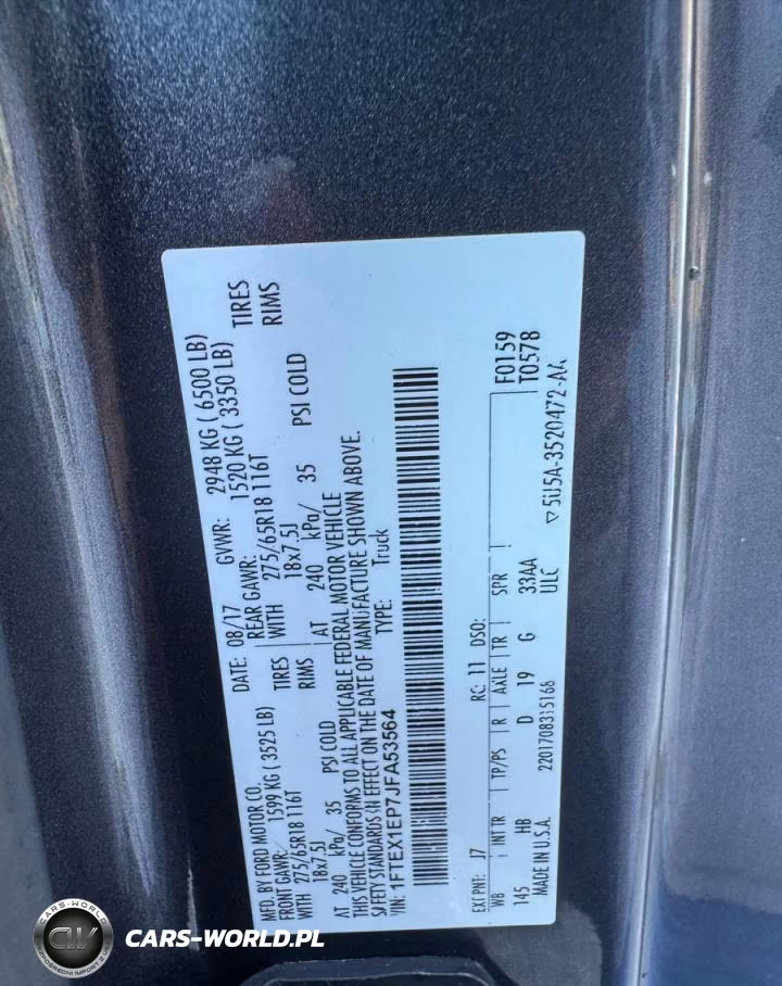 2018 Ford F-150 Lariat VIN:1FTEX1EP7JFA53564 - 11