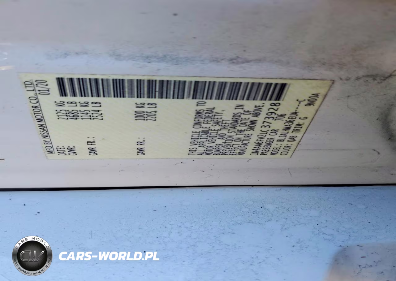 2020 Nissan Maxima Platinum VIN:1N4AA6FV2LC373928 - 13