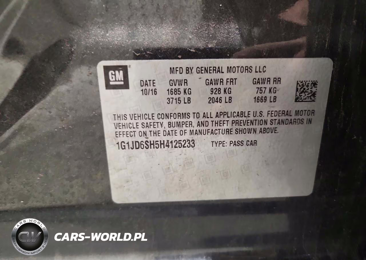2017 Chevrolet Sonic Lt VIN:1G1JD6SH5H4125233 - 12