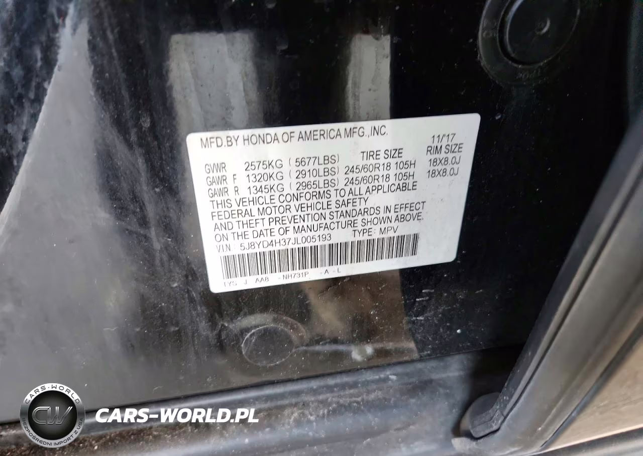 2018 Acura Mdx VIN:5J8YD4H37JL005193 - 12