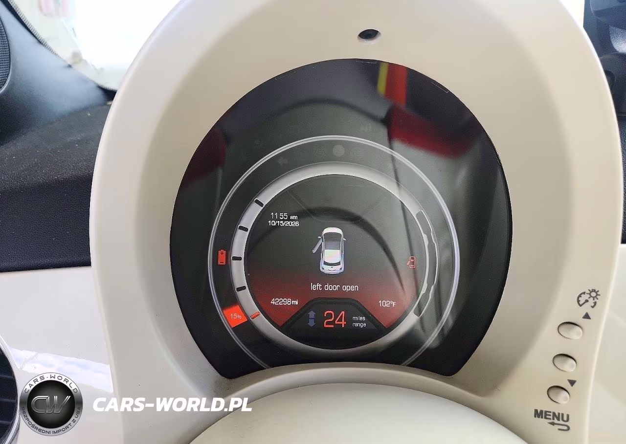 2015 Fiat 500 Electric VIN:3C3CFFGE6FT527461 - 9