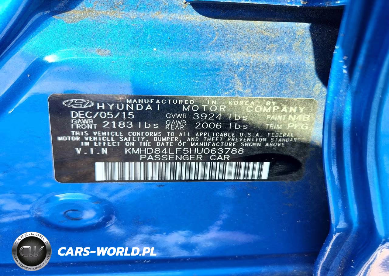 2017 Hyundai Elantra Se VIN:KMHD84LF5HU063788 - 12