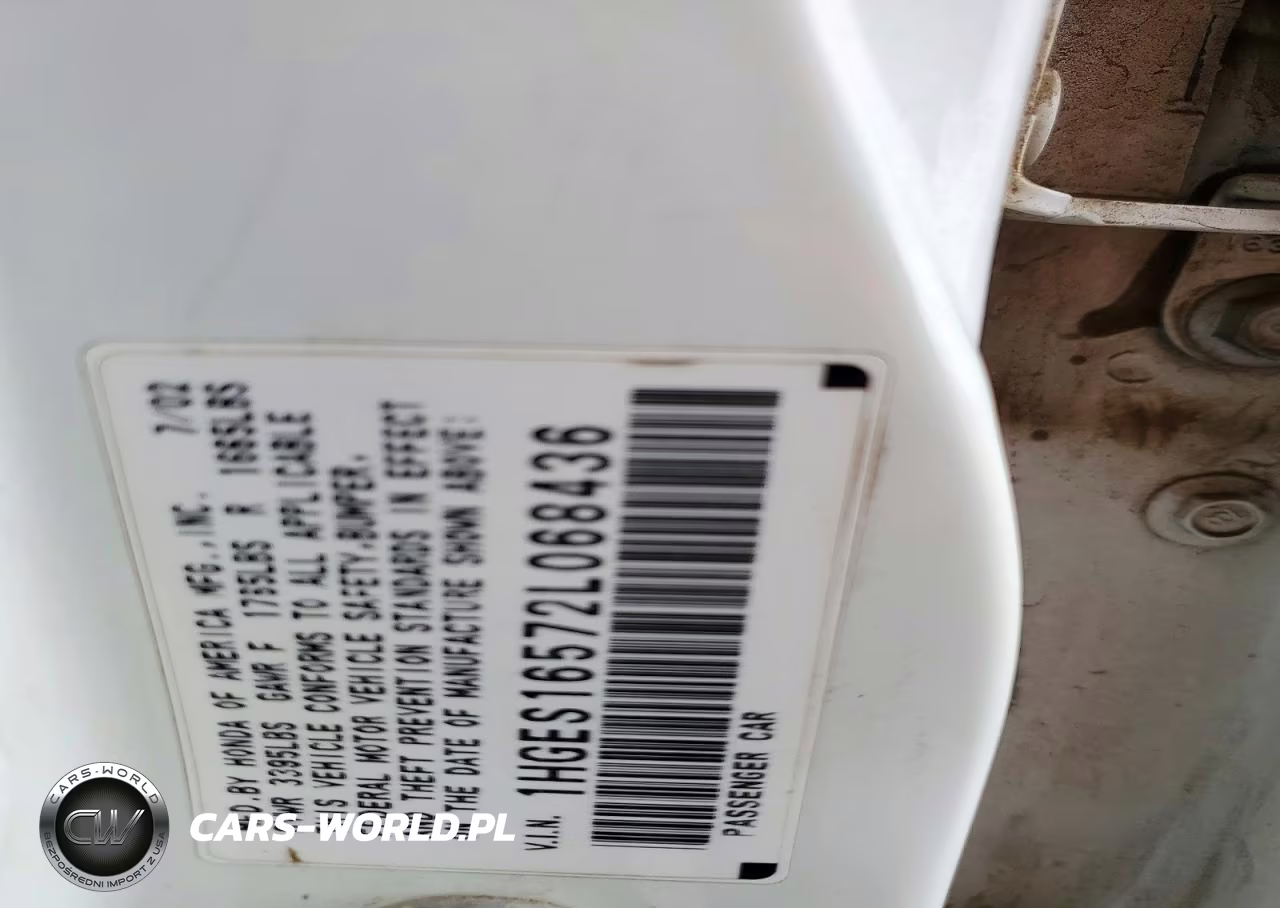 2002 Honda Civic Lx VIN:1HGES16572L068436 - 12