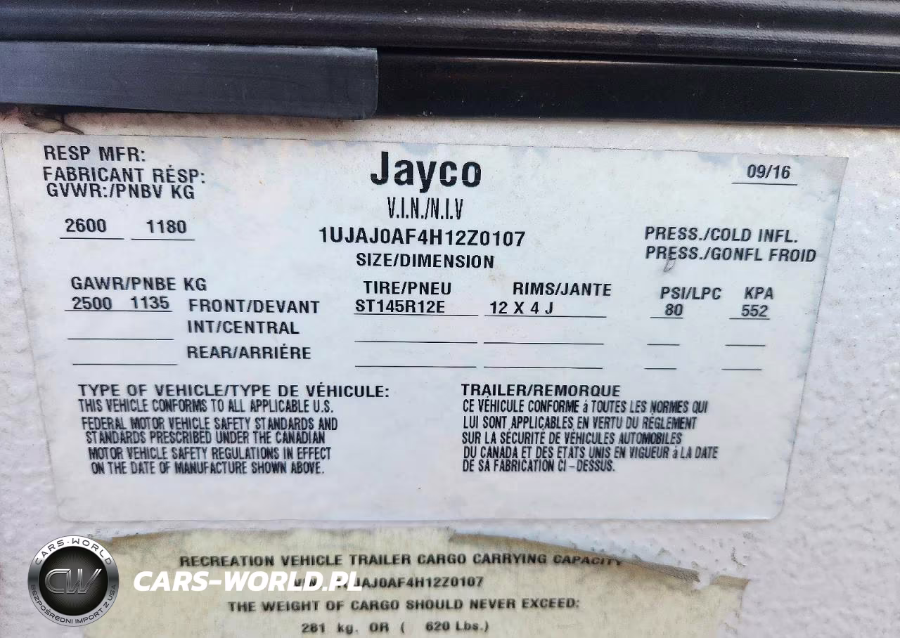 2017 Jayco Jay Sport Pop-Up Camper VIN:1UJAJ0AF4H12Z0107 - 10
