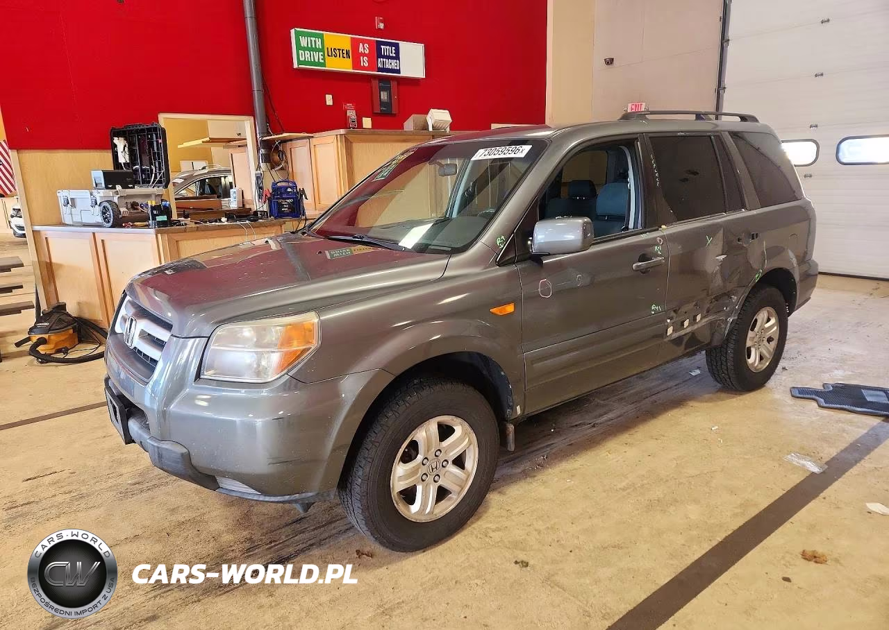 2008 Honda Pilot Vp VIN:5FNYF18208B052089 - 1