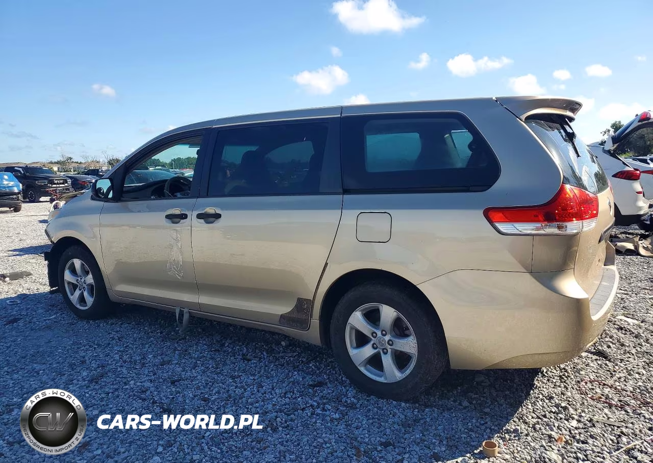 2011 Toyota Sienna Base 7-Passenger VIN:5TDKA3DC0BS009180 - 2