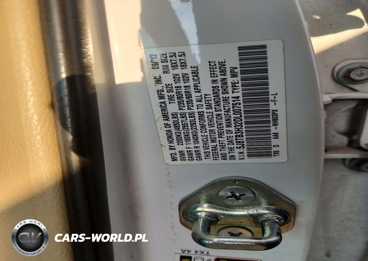 2013 Acura Rdx VIN:5J8TB3H32DL007514 - 13