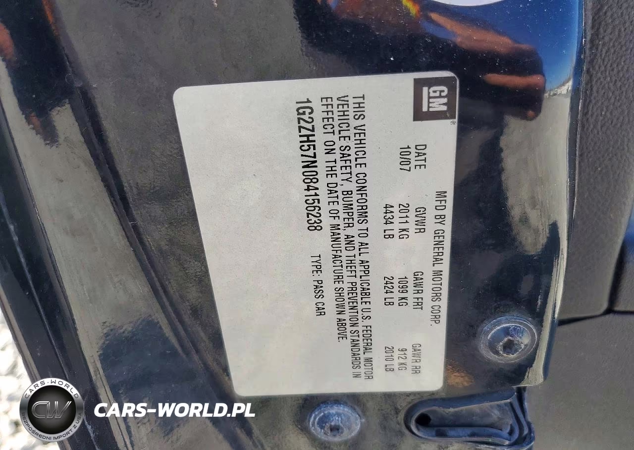 2008 Pontiac G6 Gt VIN:1G2ZH57N084156238 - 12