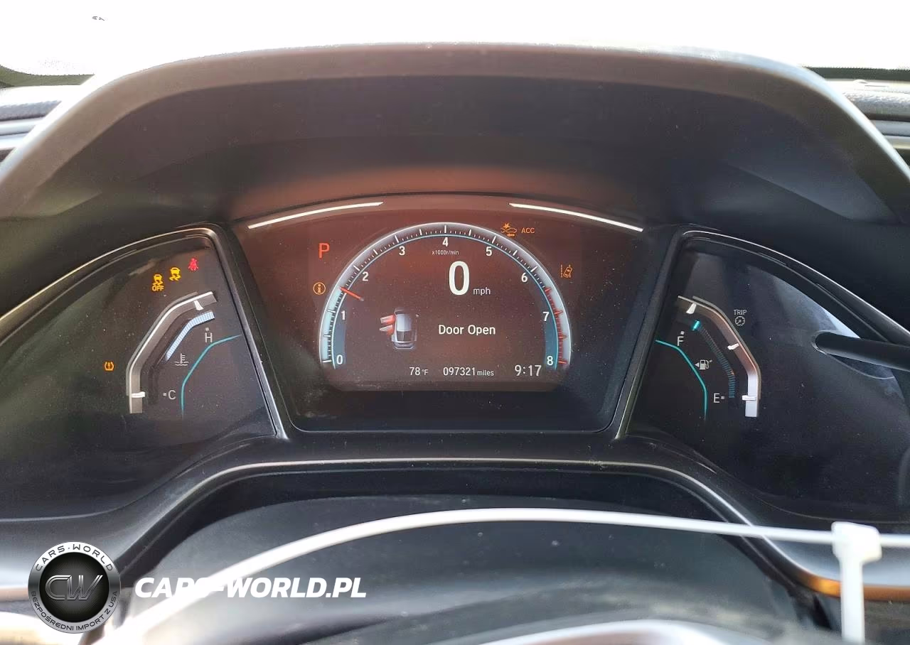 2019 Honda Civic Ex VIN:SHHFK7H64KU407697 - 9