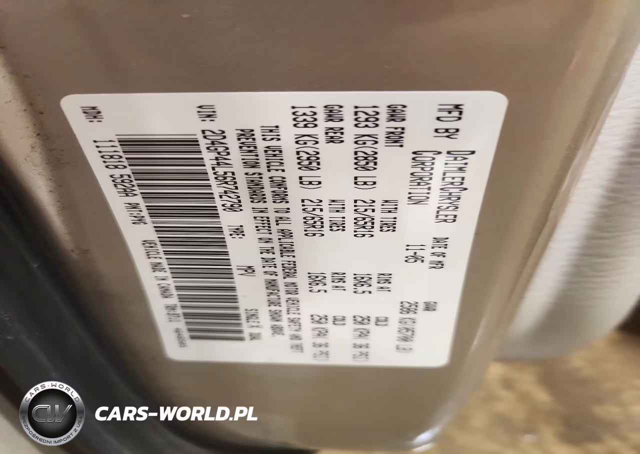 2006 Dodge Grand Caravan Sxt VIN:2D4GP44L56R742790 - 14
