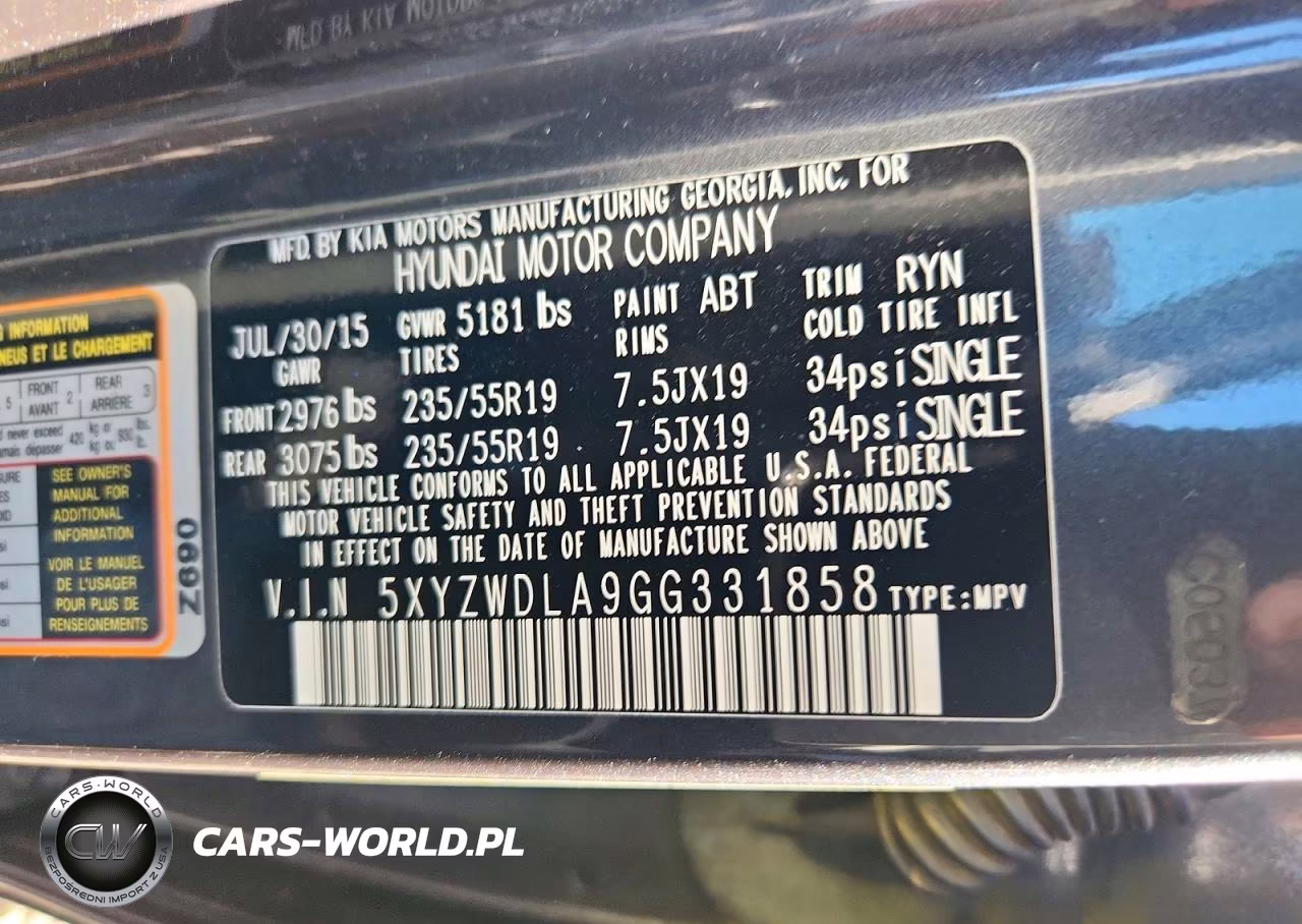 2016 Hyundai Santa Fe Sport 2.0T VIN:5XYZWDLA9GG331858 - 13