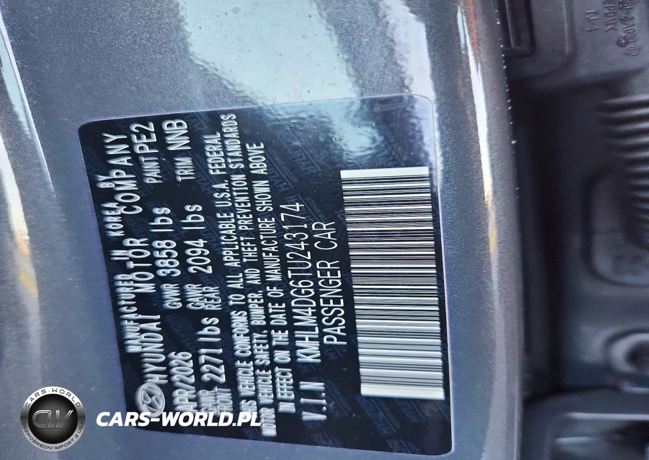 2026 Hyundai Elantra Sel Sport VIN:KMHLM4DG6TU243174 - 12