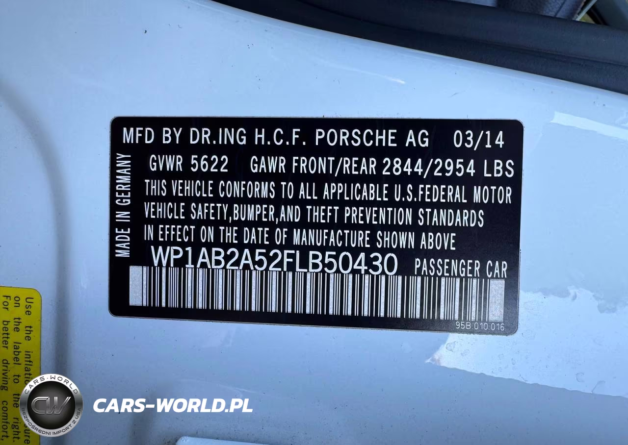 2015 Porsche Macan S VIN:WP1AB2A52FLB50430 - 15