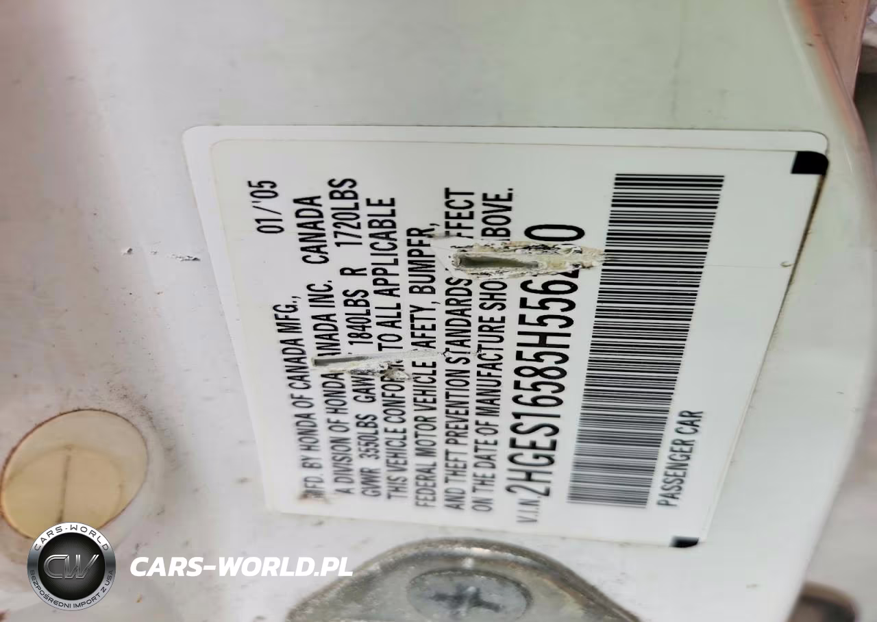 2005 Honda Civic Lx VIN:2HGES16585H556280 - 12