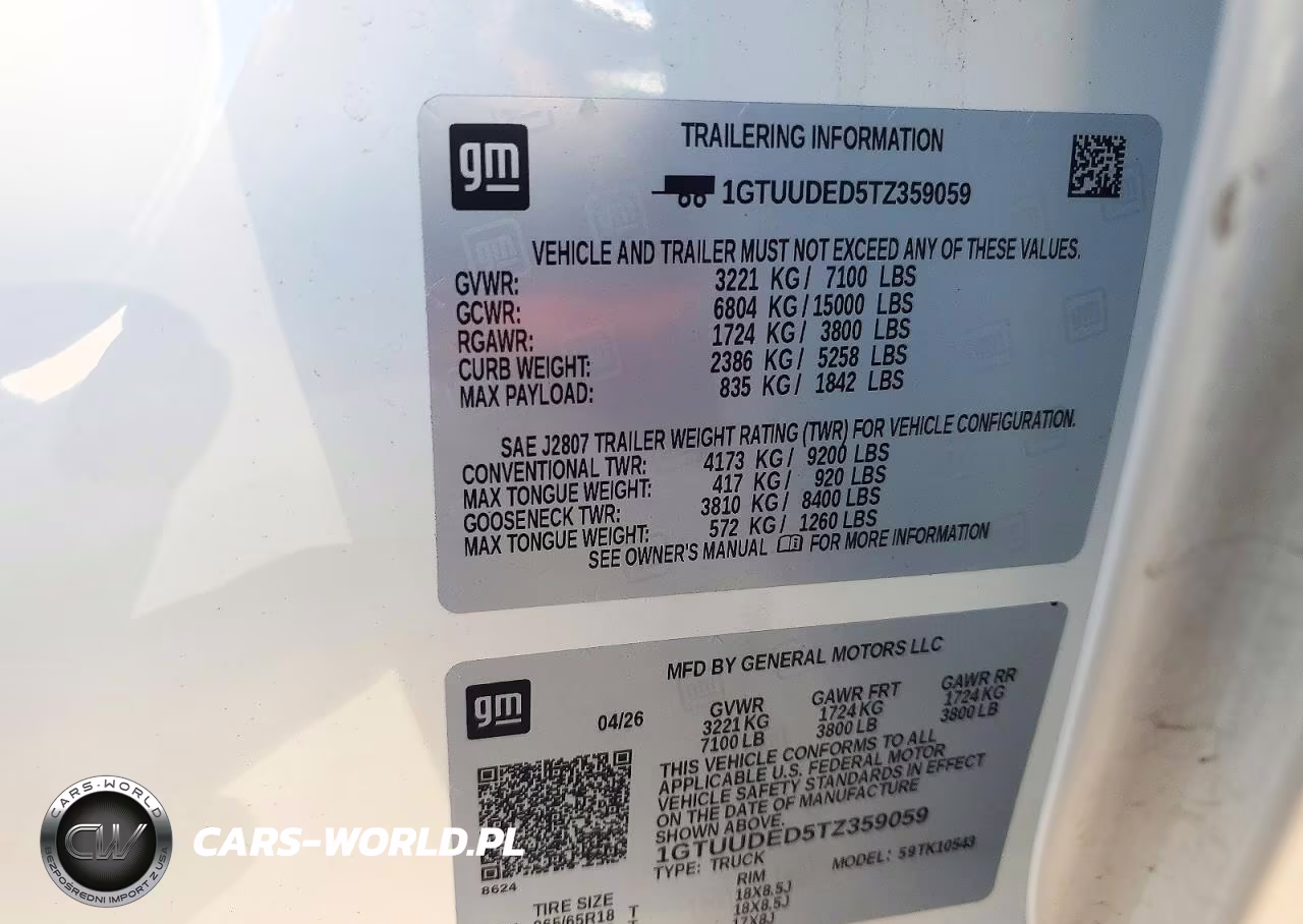 2026 GMC Sierra K1500 Slt VIN:1GTUUDED5TZ359059 - 13