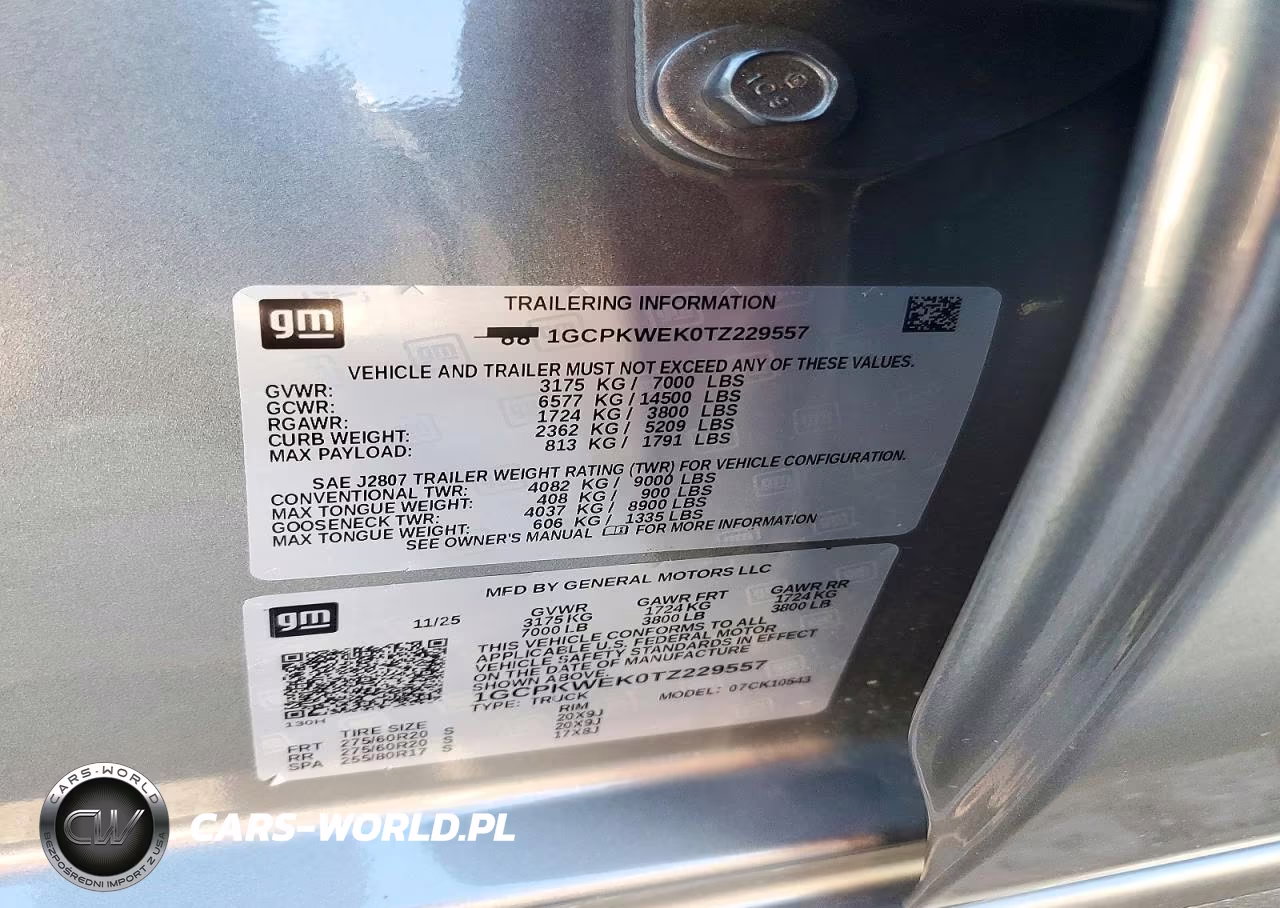 2026 Chevrolet Silverado K1500 Rst Select VIN:1GCPKWEK0TZ229557 - 12