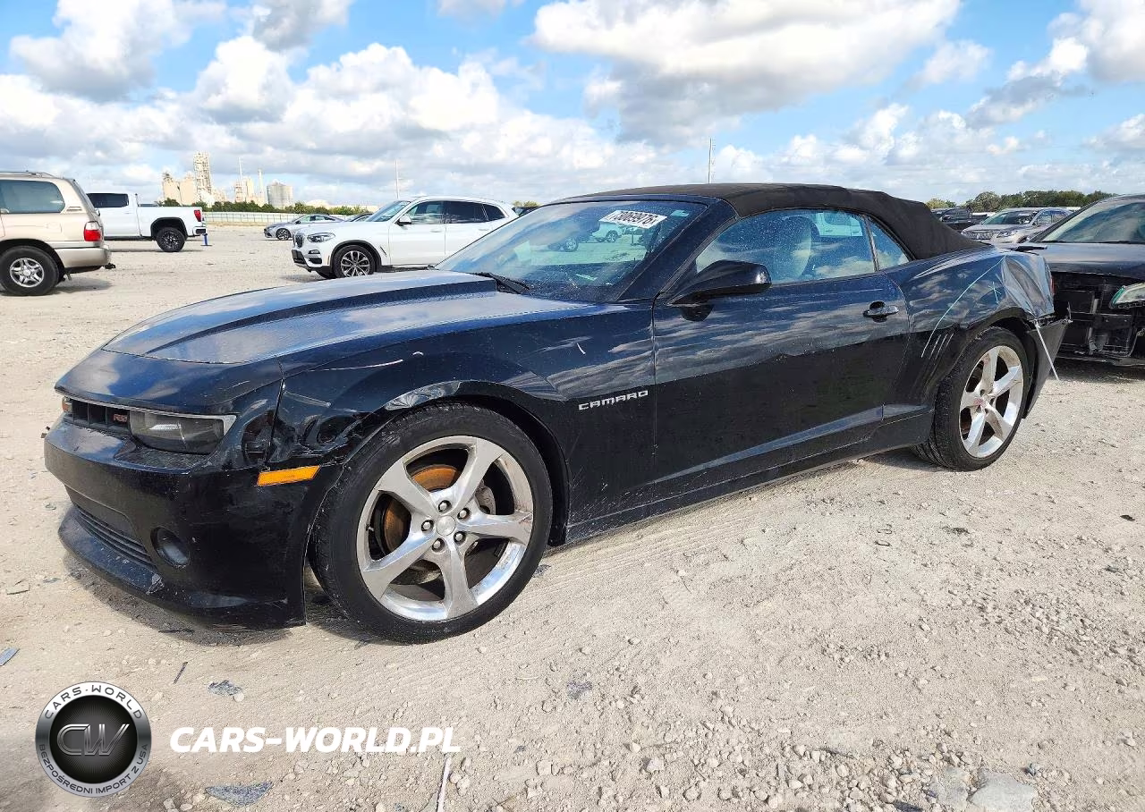 2015 Chevrolet Camaro Lt VIN:2G1FF3D35F9210566 - 1