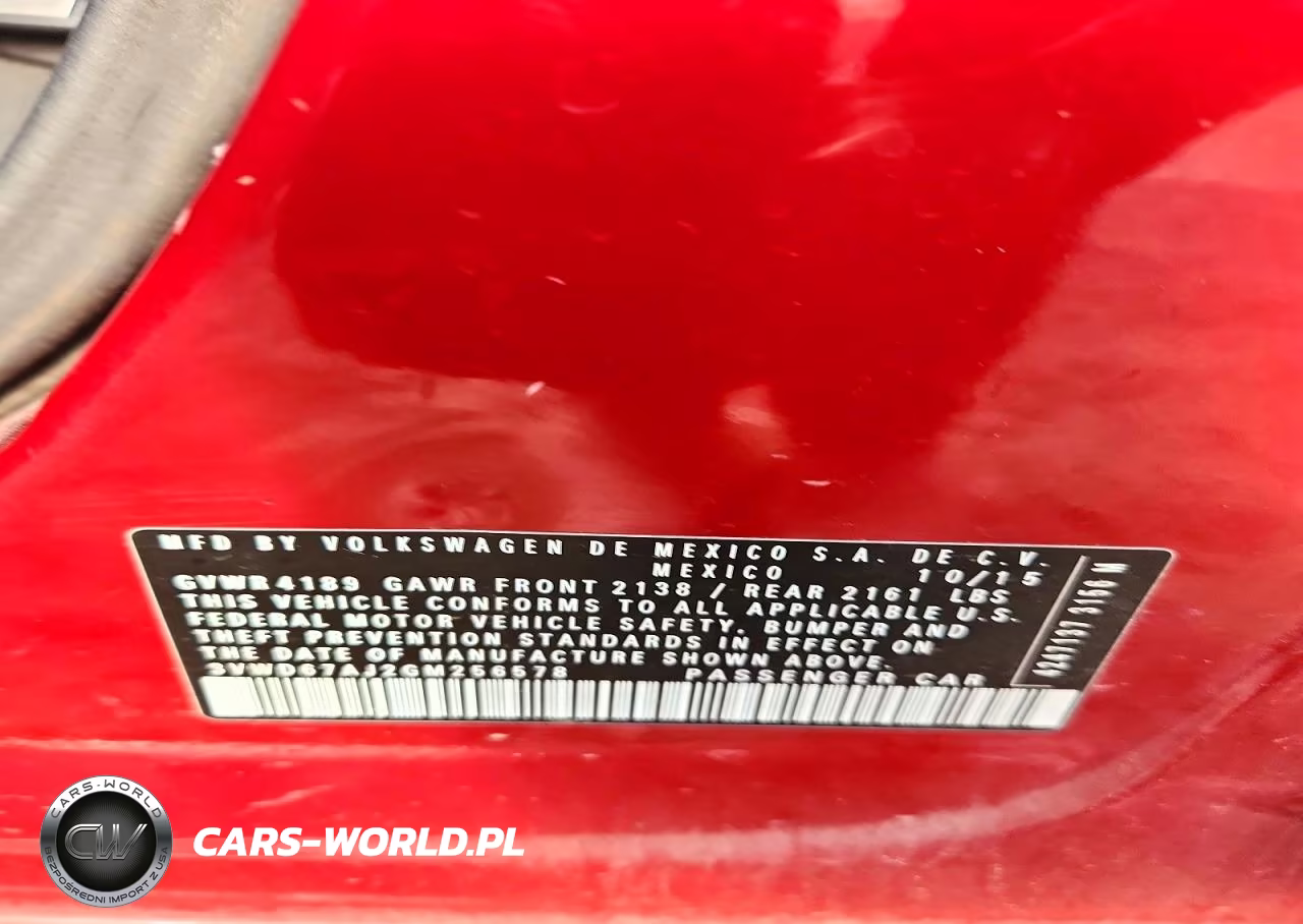 2016 Volkswagen Jetta Se VIN:3VWD67AJ2GM256578 - 12
