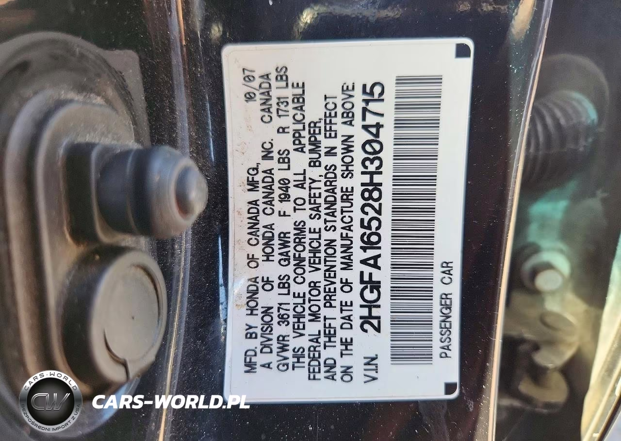 2008 Honda Civic Lx VIN:2HGFA16528H304715 - 12