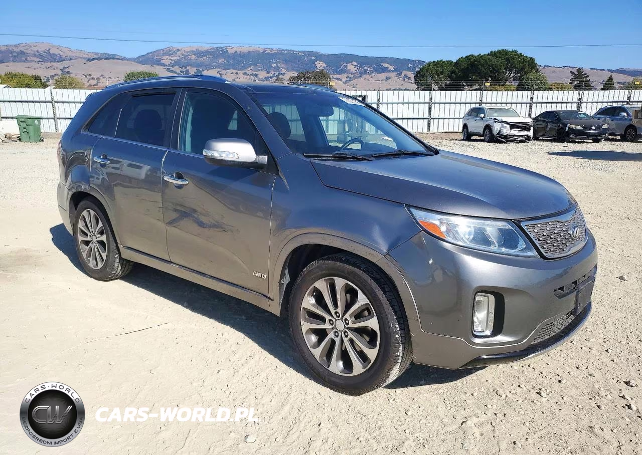 2014 Kia Sorento Sx VIN:5XYKWDA74EG502165 - 4