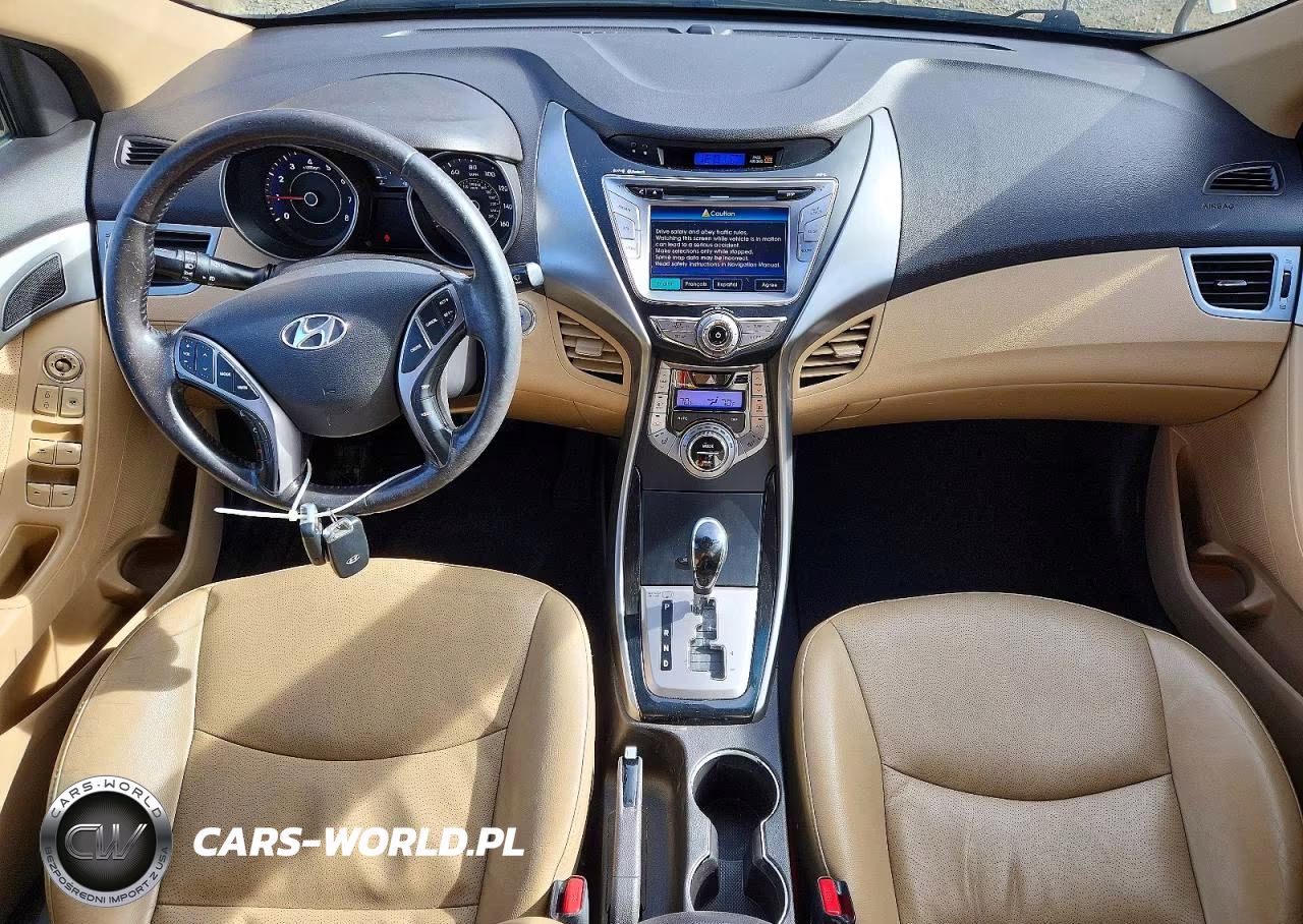 2013 Hyundai Elantra Limited VIN:5NPDH4AEXDH397267 - 8