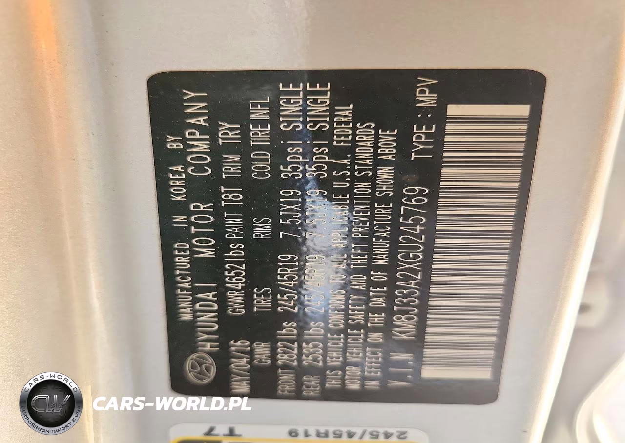 2016 Hyundai Tucson Limited VIN:KM8J33A2XGU245769 - 13