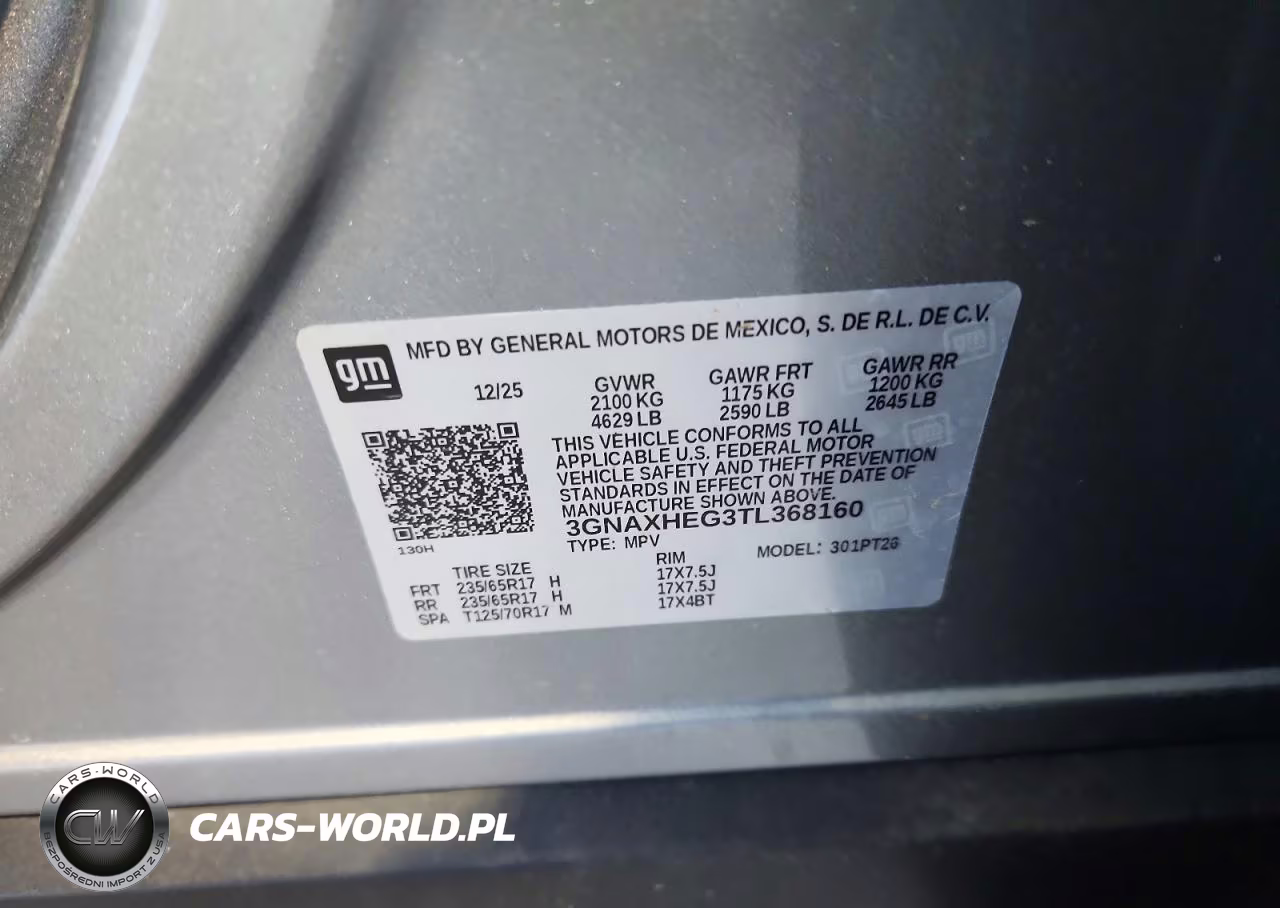 2026 Chevrolet Equinox Lt VIN:3GNAXHEG3TL368160 - 13