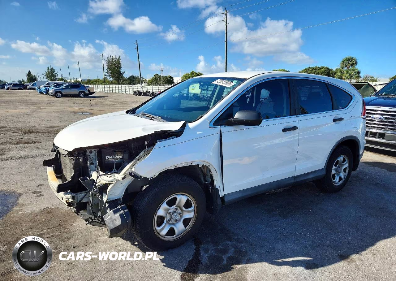 2012 Honda Cr-V Lx VIN:5J6RM3H3XCL031295 - 1